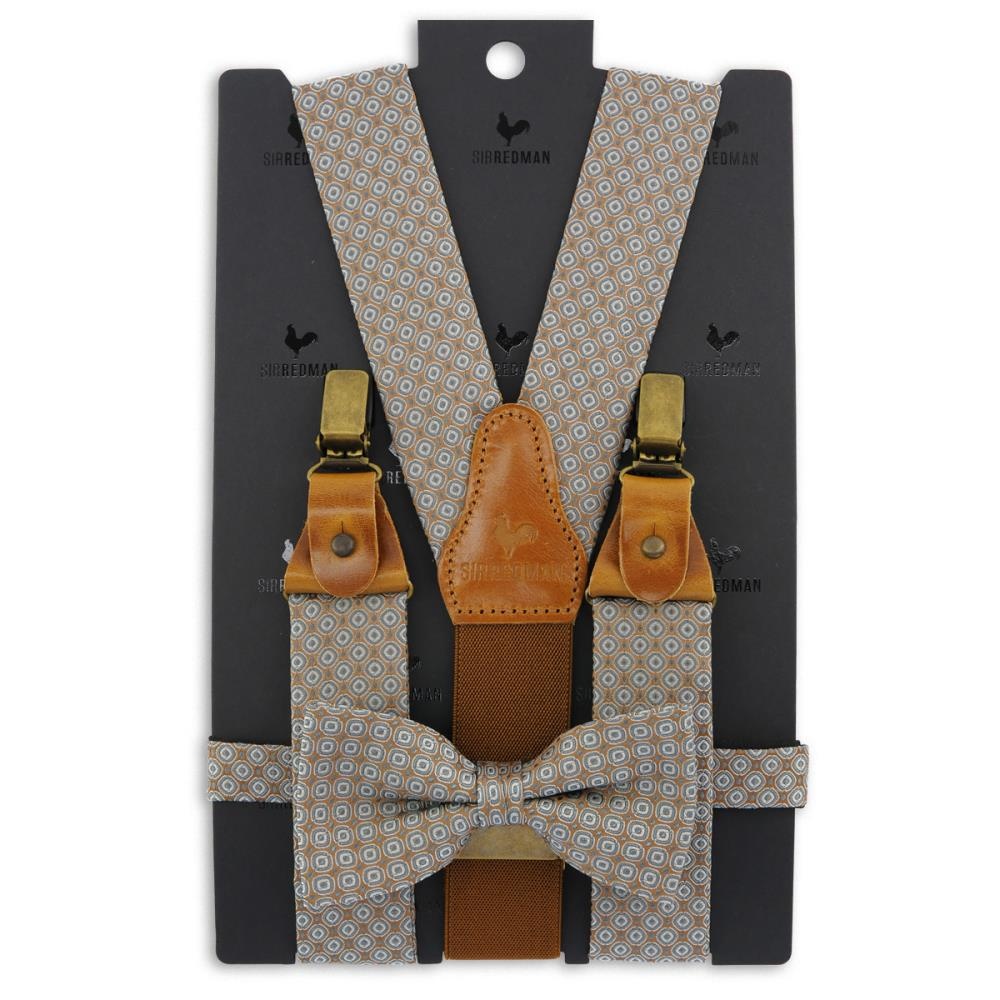 suspenders combi pack Modern Gentleman hazel - 1