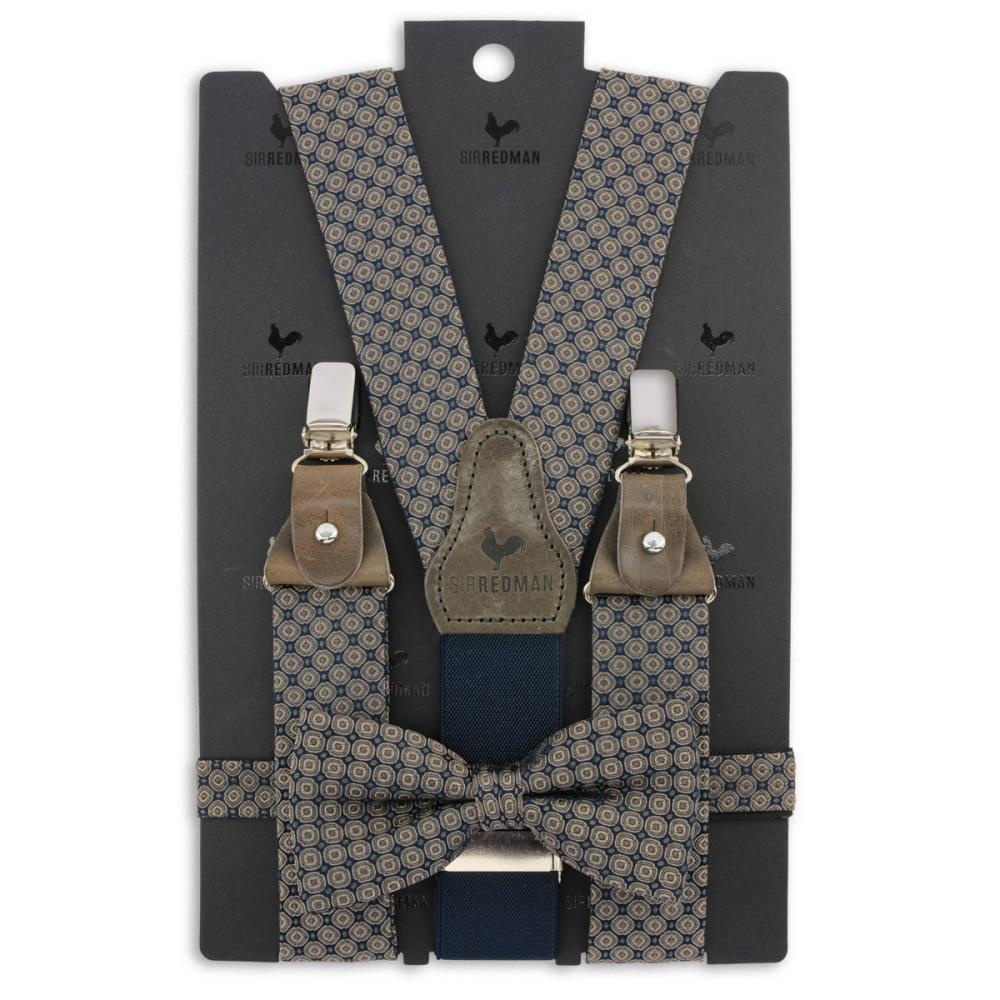 suspenders combi pack Modern Gentleman navy - 1