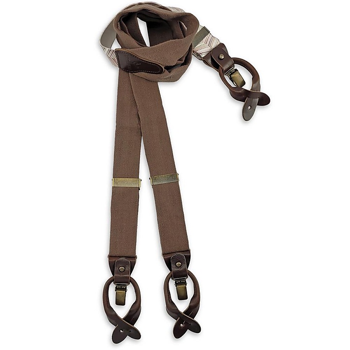 suspenders combi pack Pastel Promise Brown