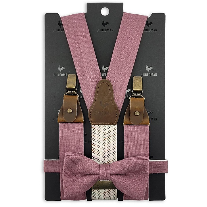 suspenders combi pack Pastel Promise Mauve
