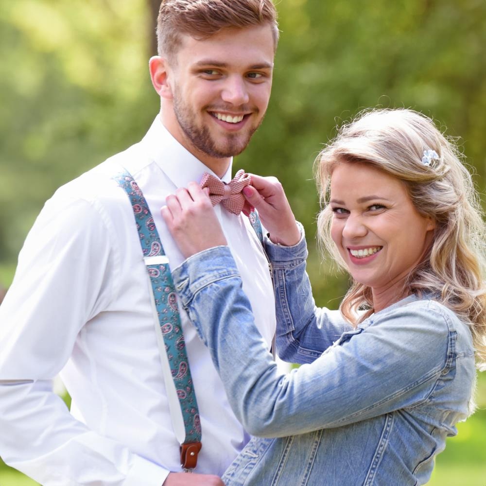 suspenders combi pack Pedro Paisley blue - 2