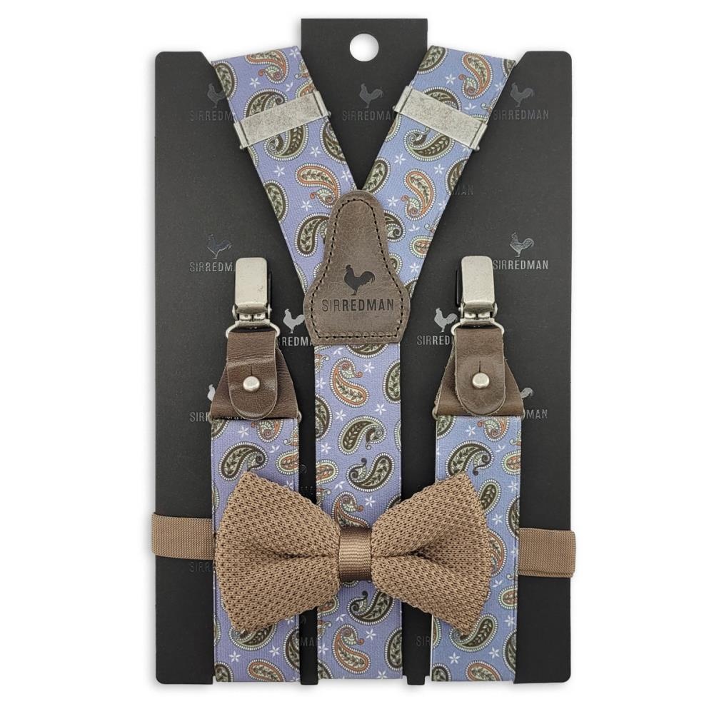 suspenders combi pack Perfect Look lila-taupe - 1