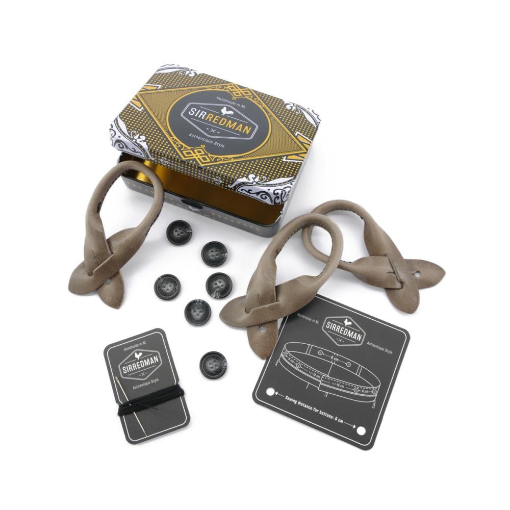 suspenders combi pack Perfect Look lila-taupe - 3