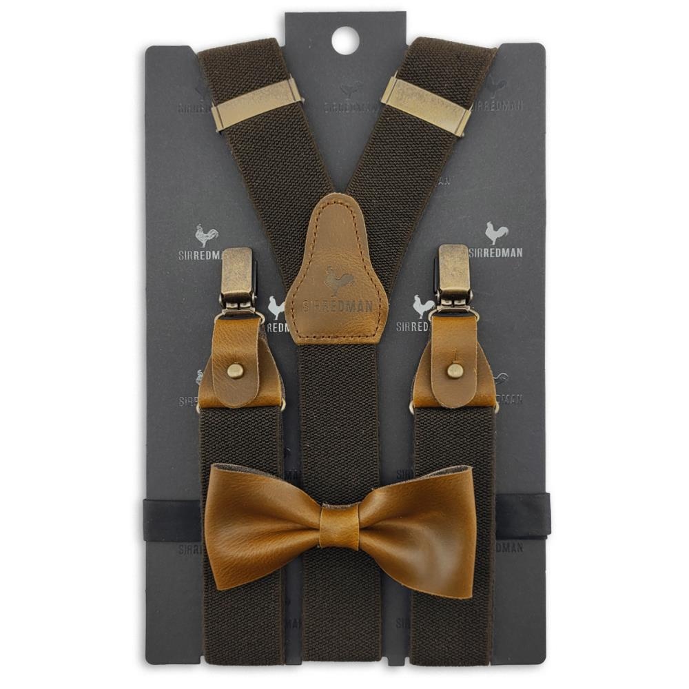 suspenders combi pack Urban Skin brown - 1