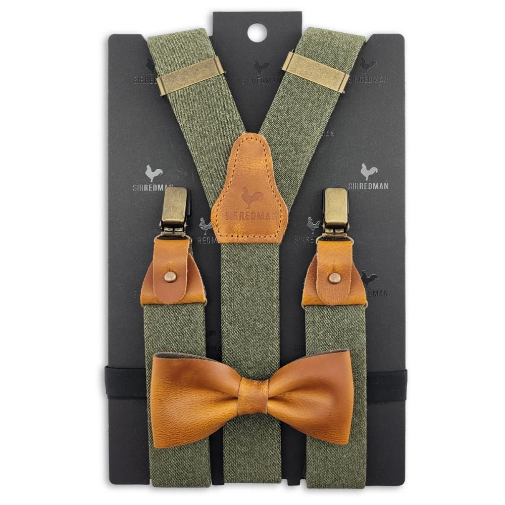 suspenders combi pack Urban Skin green - 1