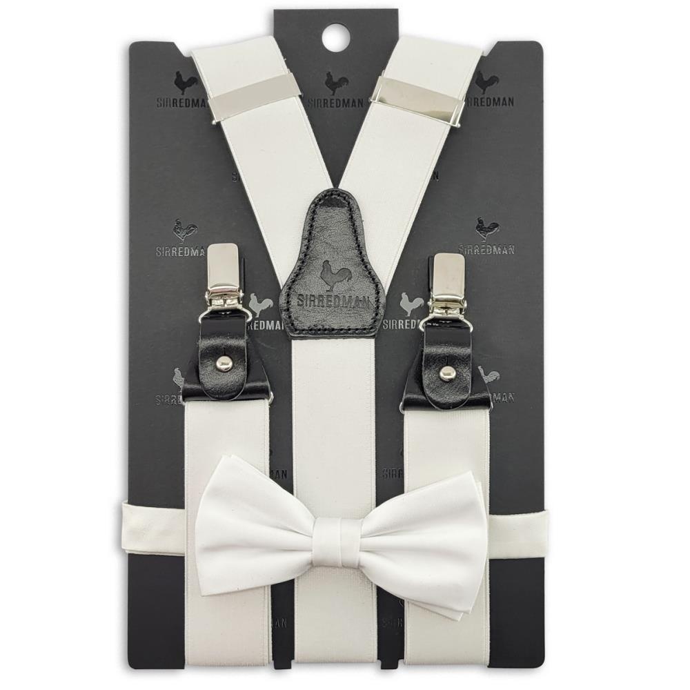 suspenders combi pack White Tie - 1
