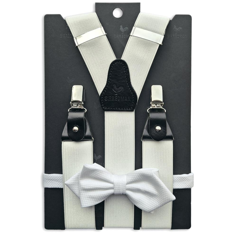 suspenders combi pack White Tie - 1