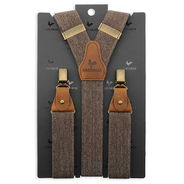 suspenders Denim Urban brown
