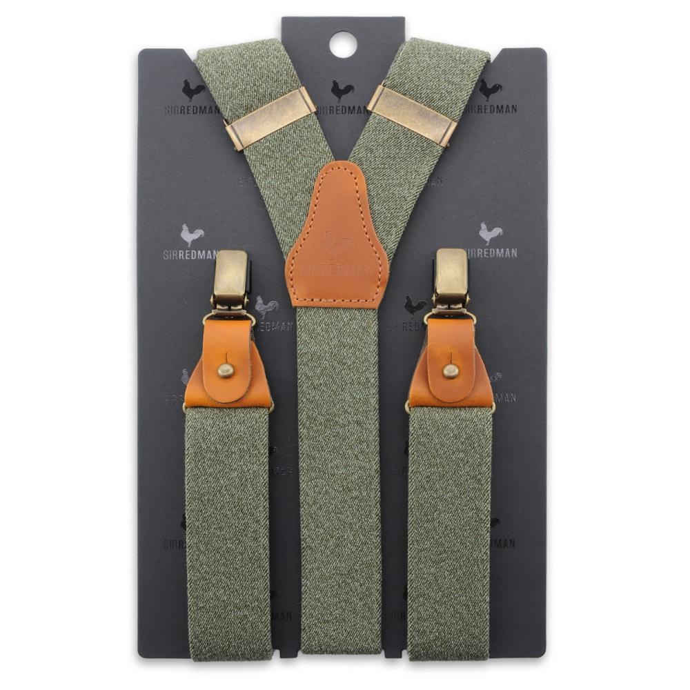 suspenders Denim Urban green - 2