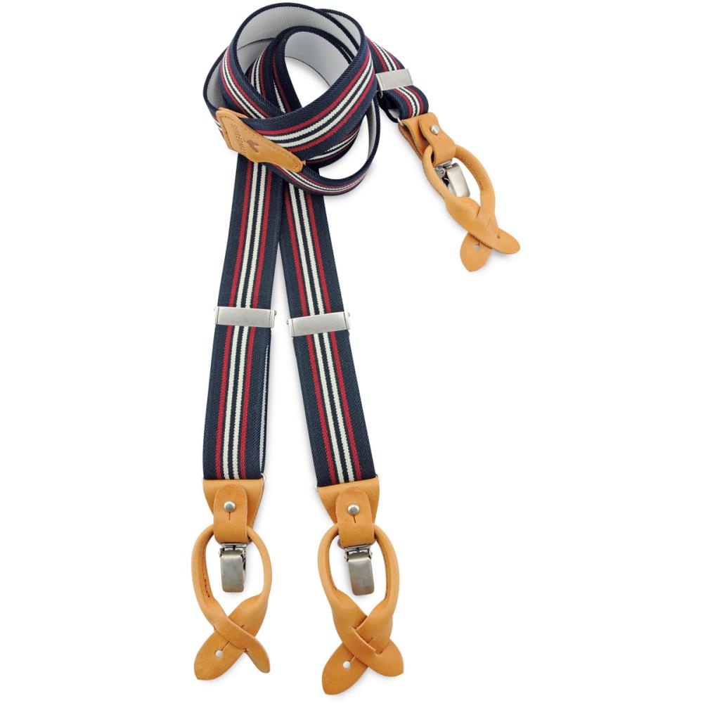 suspenders Dock Worker blue - 1