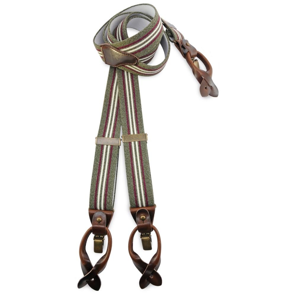 suspenders Dock Worker green - 1
