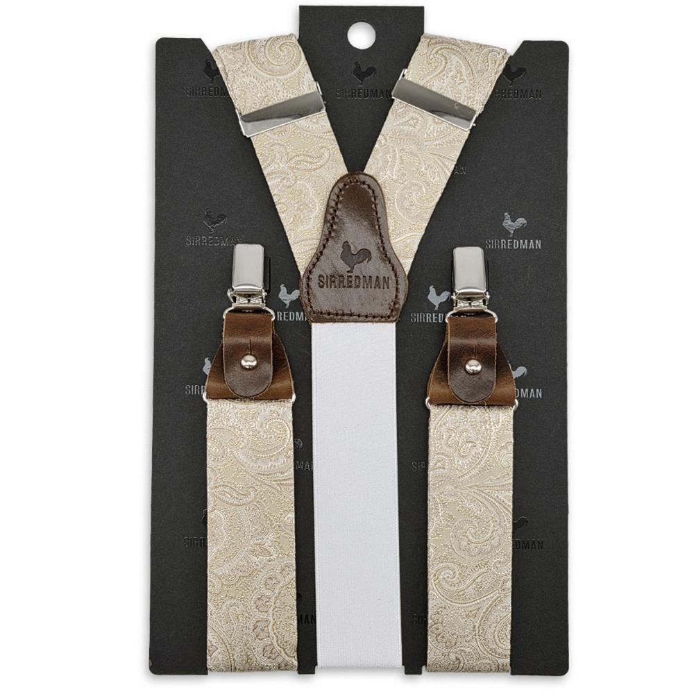 suspenders Eternal Paisley Beige - 2