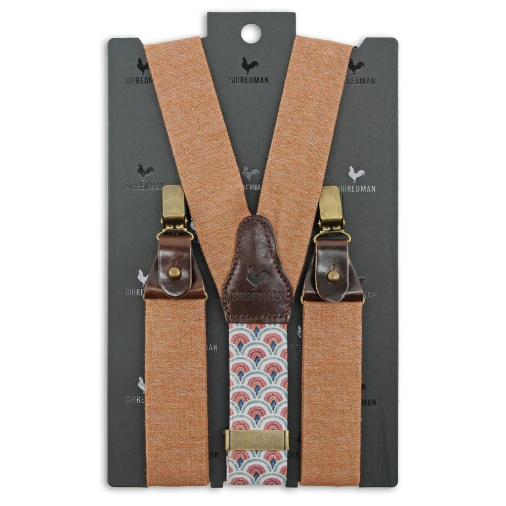 suspenders Festa Fortuna terracotta - 4
