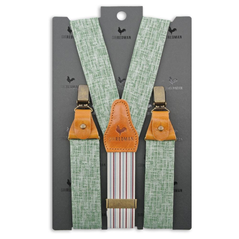 suspenders Fiero Famiglia verde bottiglia - 2