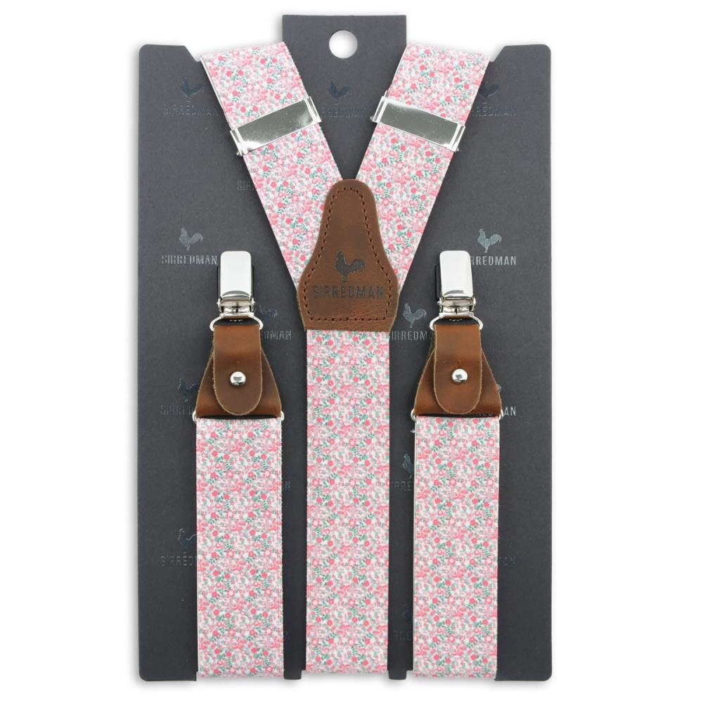 suspenders Fiori Pastelli blue - 2