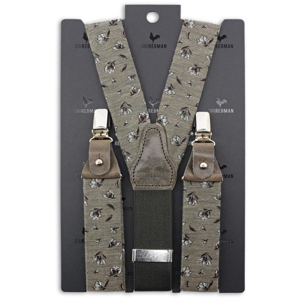 suspenders Flower Finesse taupe - 2