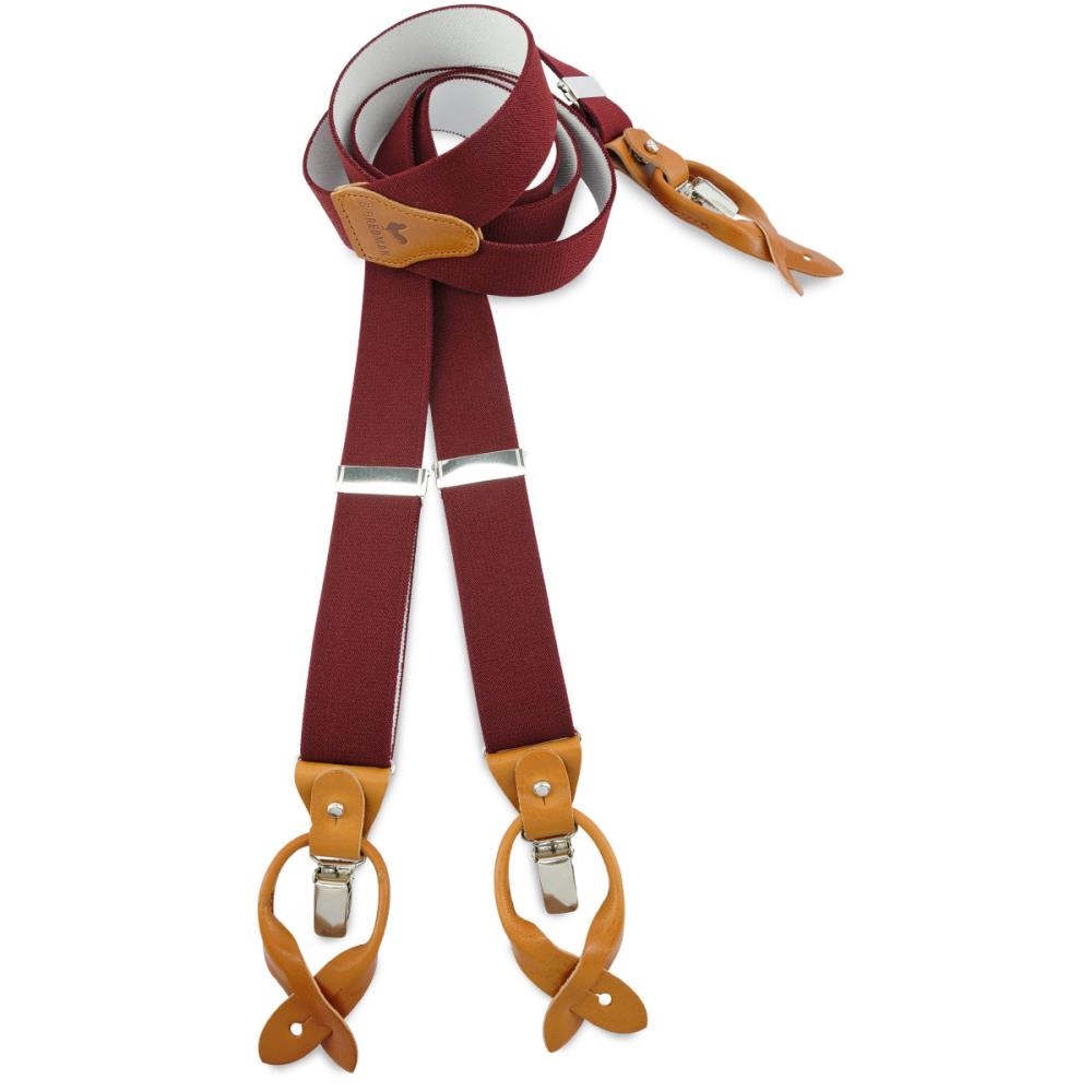 suspenders Fundamental bordeaux - 1