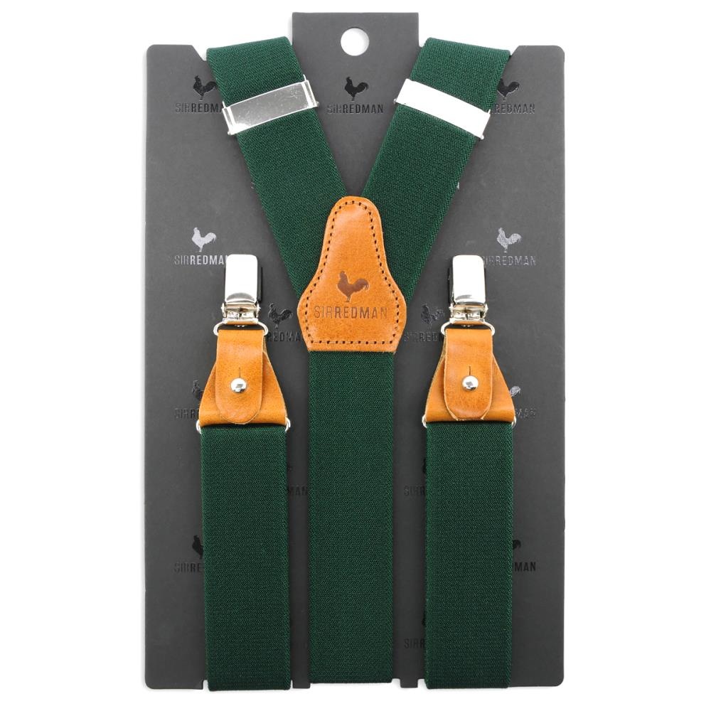 suspenders Fundamental bottle green - 2