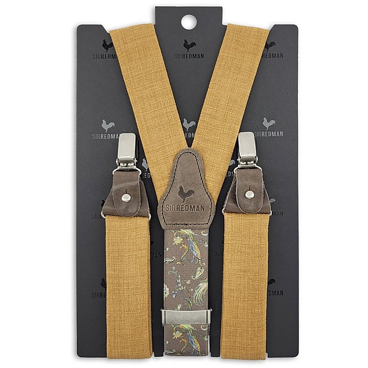 suspenders Jardin Chic Ochre