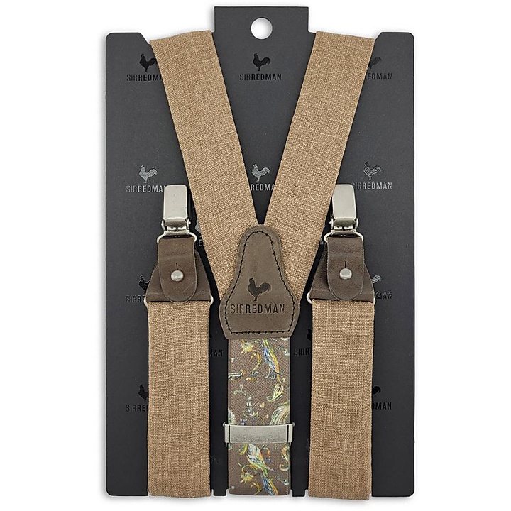 suspenders Jardin Chic Taupe