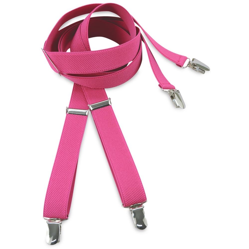 Suspenders magenta narrow - 1