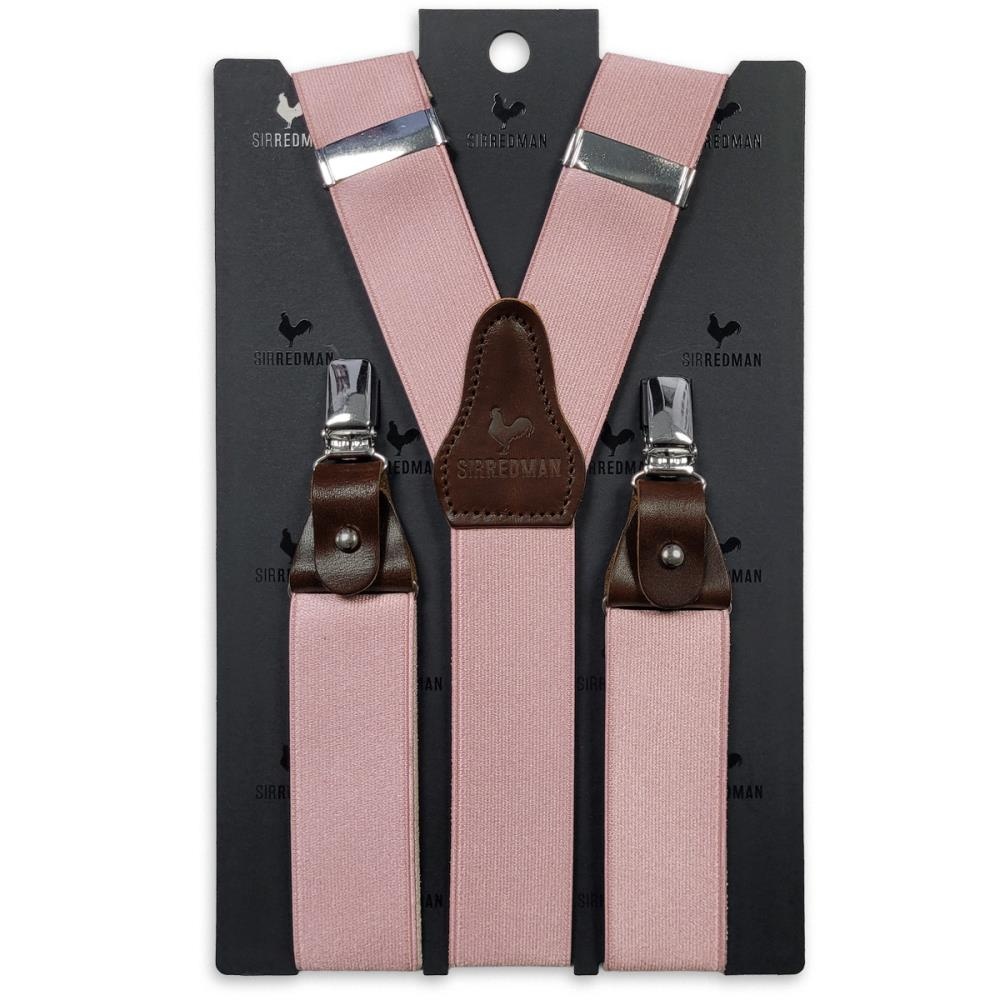 suspenders Majestic Stretch Dusty Pink - 2