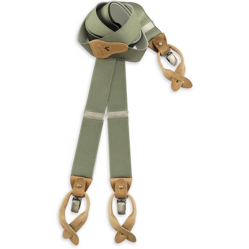 suspenders Majestic Stretch Pistachio Green - 1