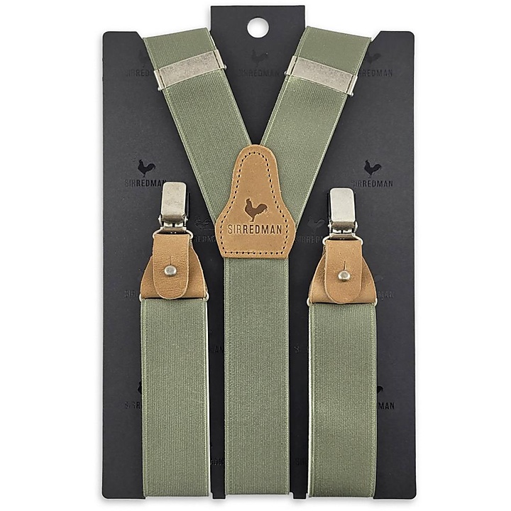 suspenders Majestic Stretch Pistachio Green