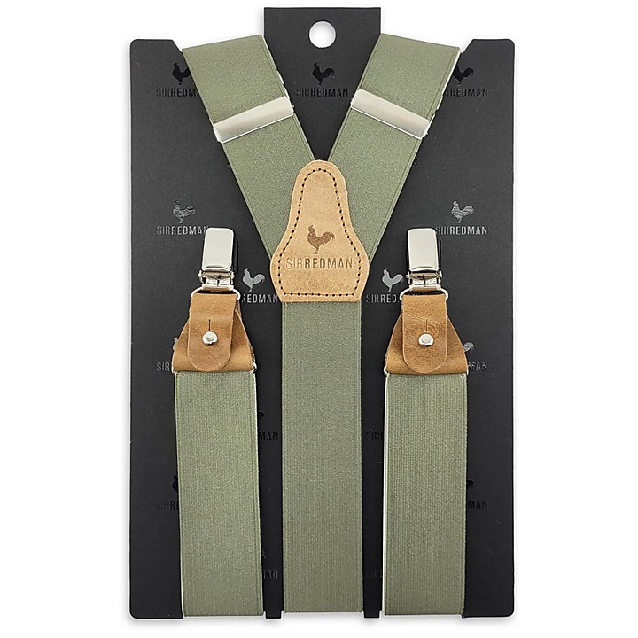 suspenders Majestic Stretch Pistachio Green