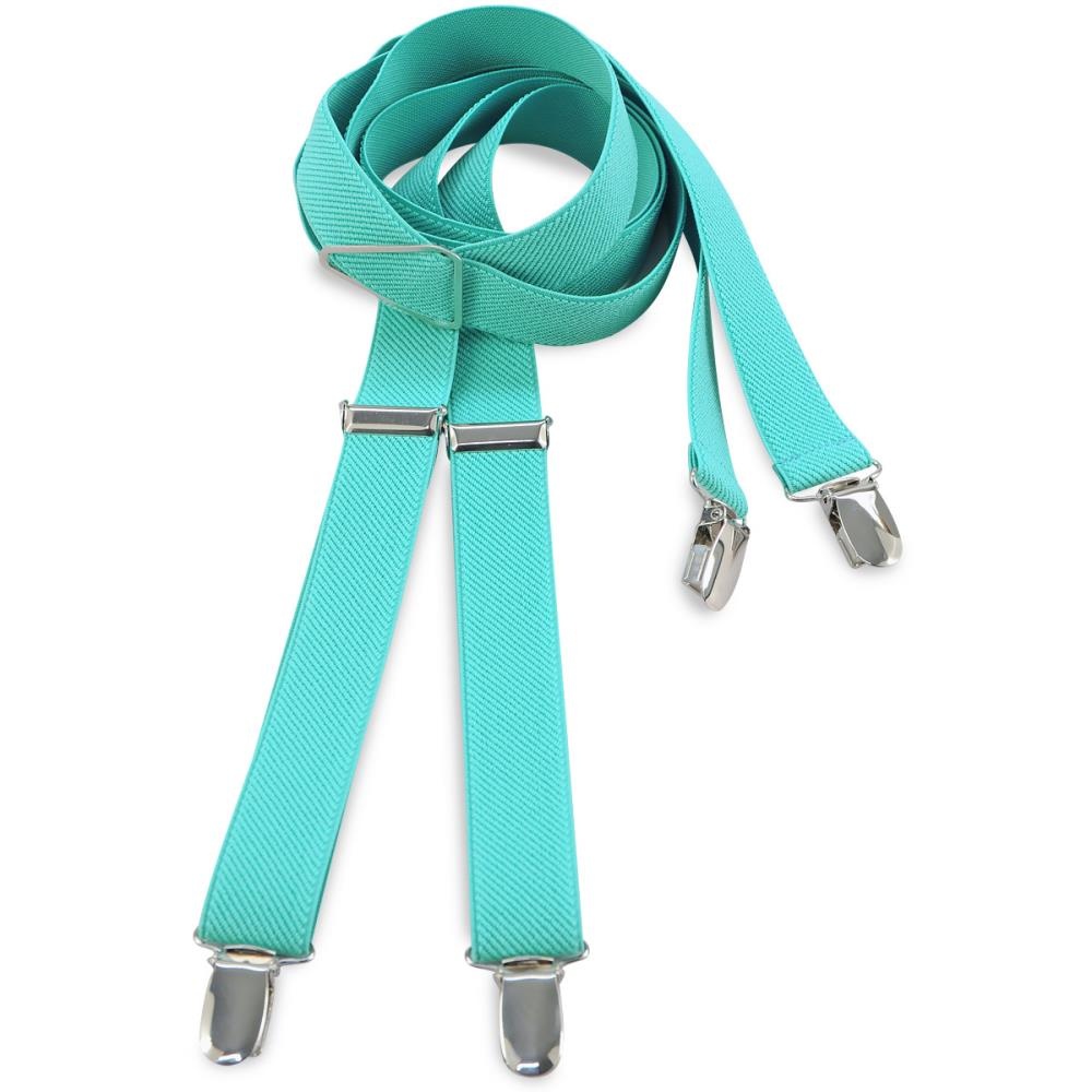 Suspenders mint green narrow - 1
