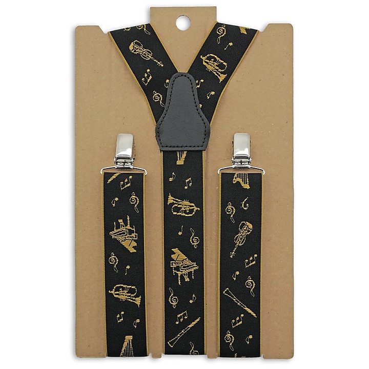 Suspenders Music Maestro black