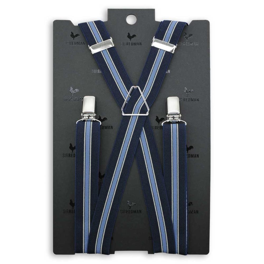 suspenders narrow blue stripes - 2