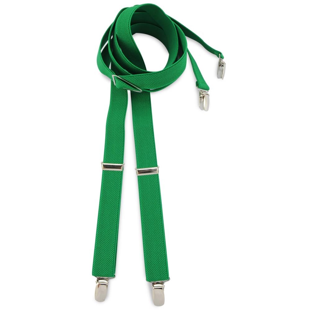 Suspenders narrow grass green - 1