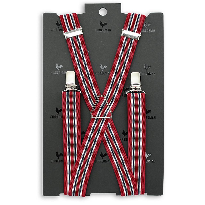 suspenders narrow striped