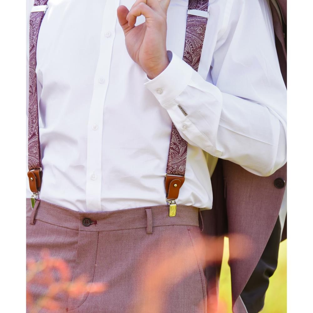 suspenders Paisley Sketch mauve - 5