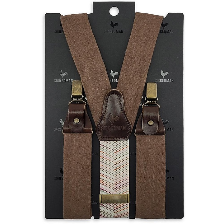 suspenders Pastel Promise Brown