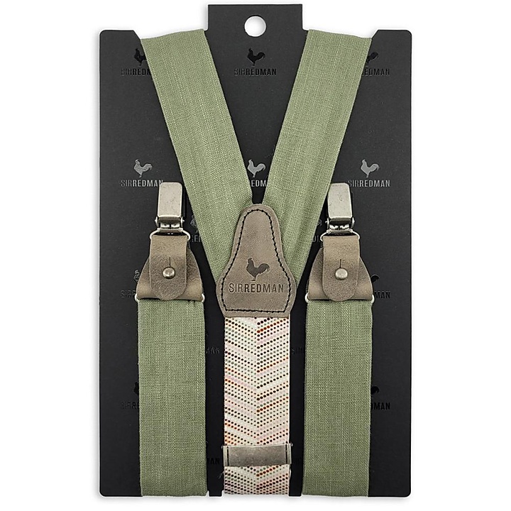 suspenders Pastel Promise Sage