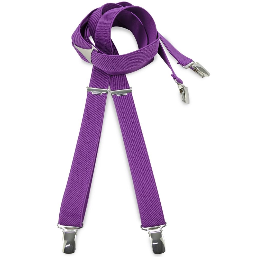 Suspenders purple narrow - 1