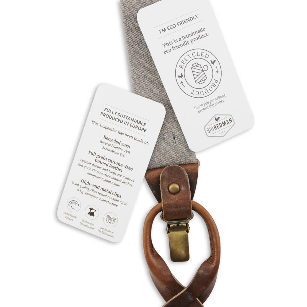 suspenders Richy Recycle taupe - 4