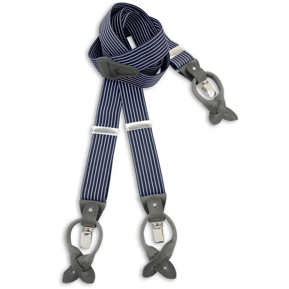 suspenders Striped Gent blue - 1