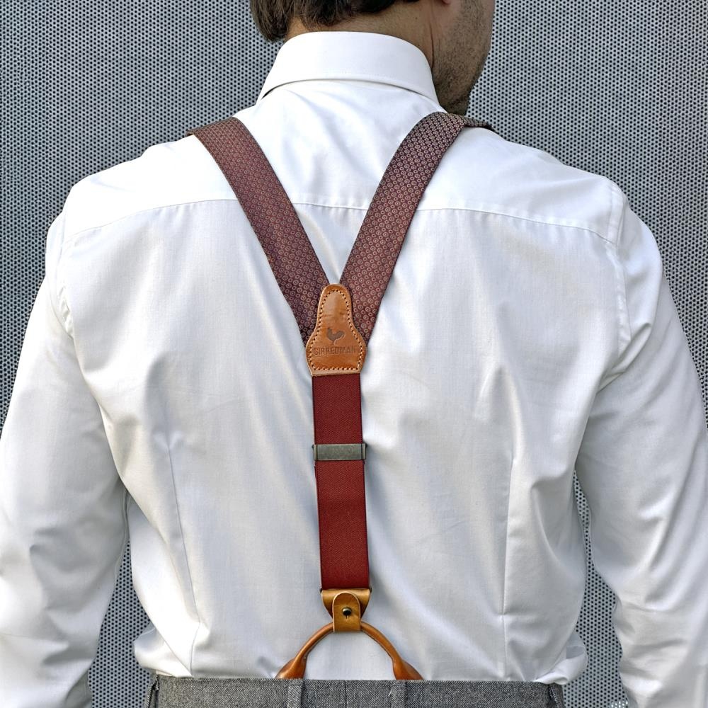 suspenders Talented Tailor bordeaux - 4