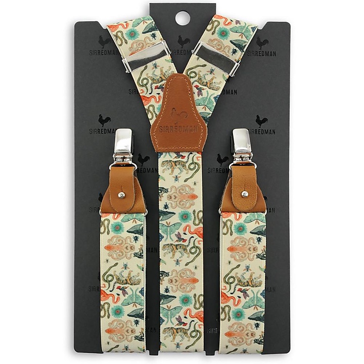 suspenders Vintage Animals