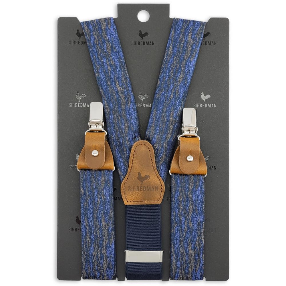 suspenders Walter Waves blue - 2