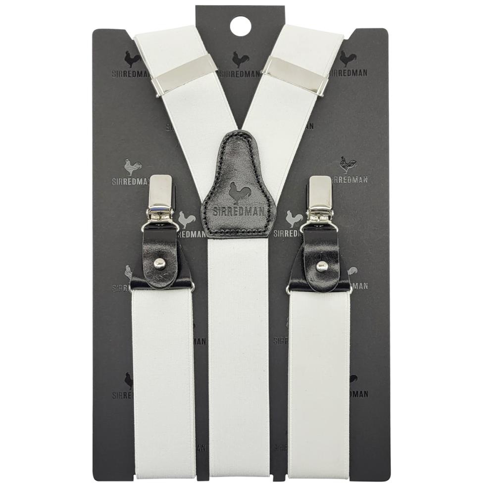 suspenders White Tie - 2