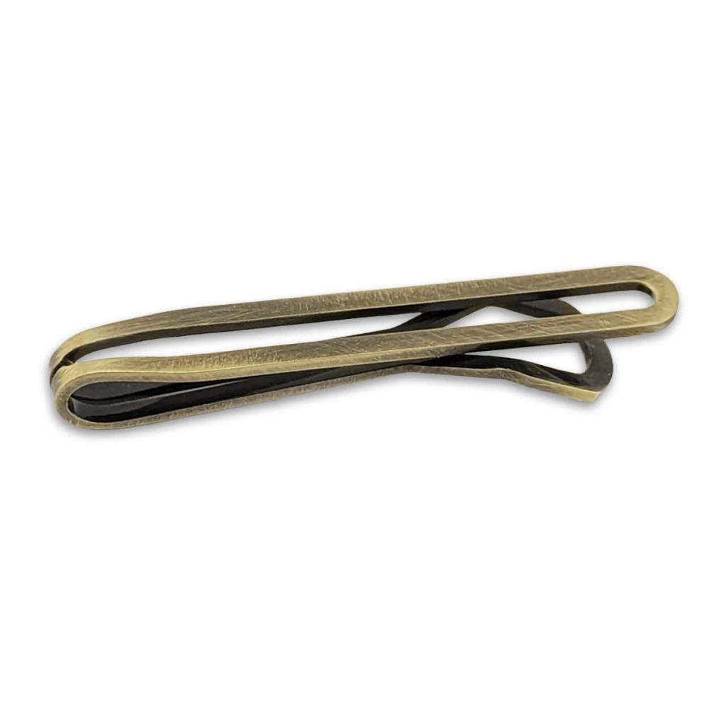 tie pin Spacer antique brass - 1