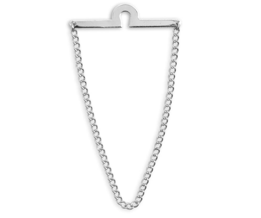 Tie tack chain silver - 1
