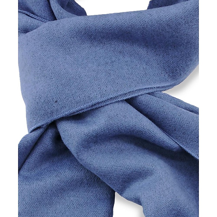 unisex scarf plain viscose denim blue rectangle