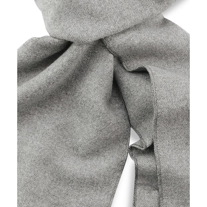 unisex scarf plain viscose grey rectangle