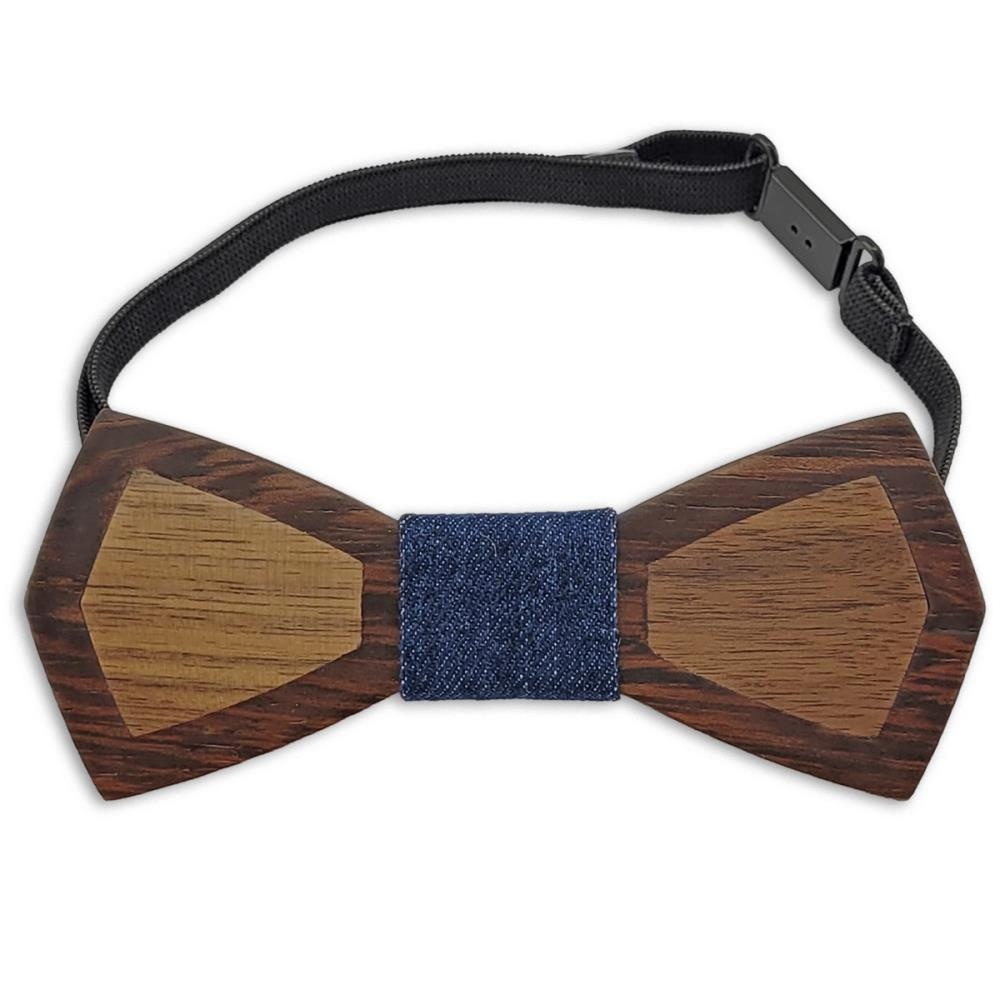 Wooden bow tie Jeffrey Jeans - 2