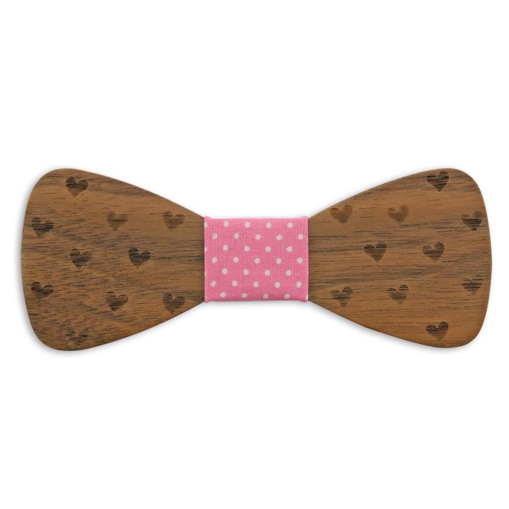 Wooden bow tie True Love - 1